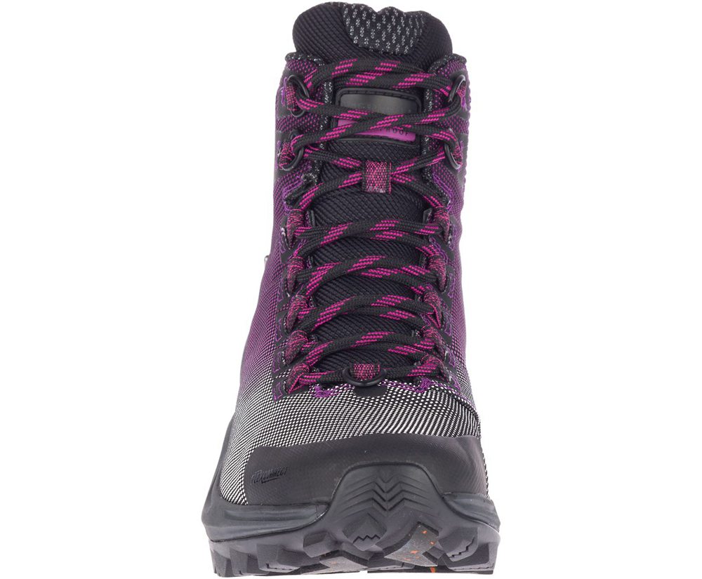 Merrell Støvler Dame - Thermo Cross 2 Mid Waterproof - Sort/Lilla - WLI067349